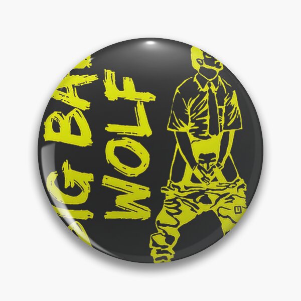 Item preview, Big Bad Wolf Illustration with Yellow Background Design designed and sold by FelyDesign.