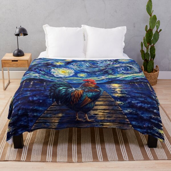 Item preview, Funny Rooster Starry Night Painting Bridge Star Boys Girls Kid designed and sold by FurryHavenPH.