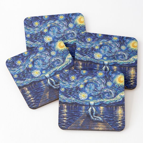 Item preview, Funny Skunk Starry Night Painting Bridge Star Boys Girls Kid designed and sold by FurryHavenPH.
