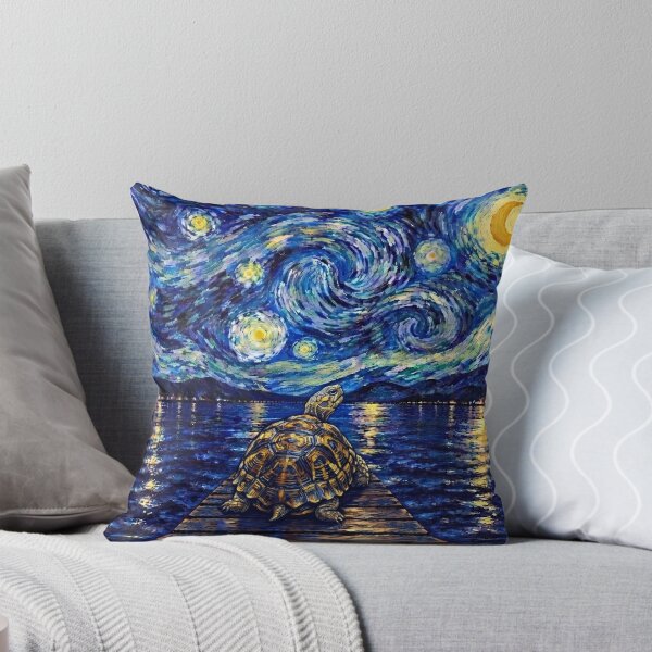 Item preview, Funny Tortoise Starry Night Painting Bridge Star Boys Girls Kids designed and sold by FurryHavenPH.