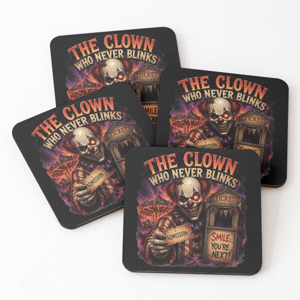 Item preview, The Clown Who Never Blinks designed and sold by tareankush.