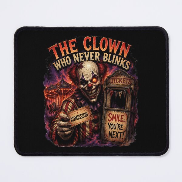 Item preview, The Clown Who Never Blinks designed and sold by tareankush.