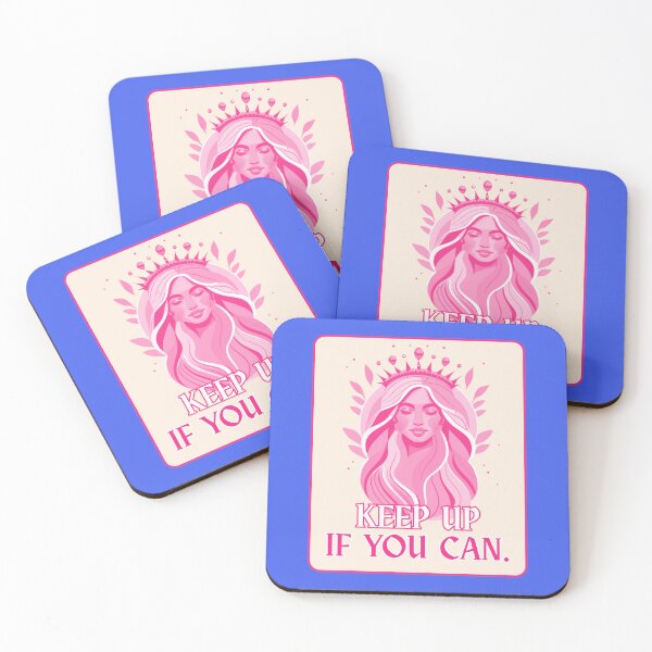Item preview, Keep up If You Can | Queen Energy Quote Art designed and sold by Magic Love Art Print.