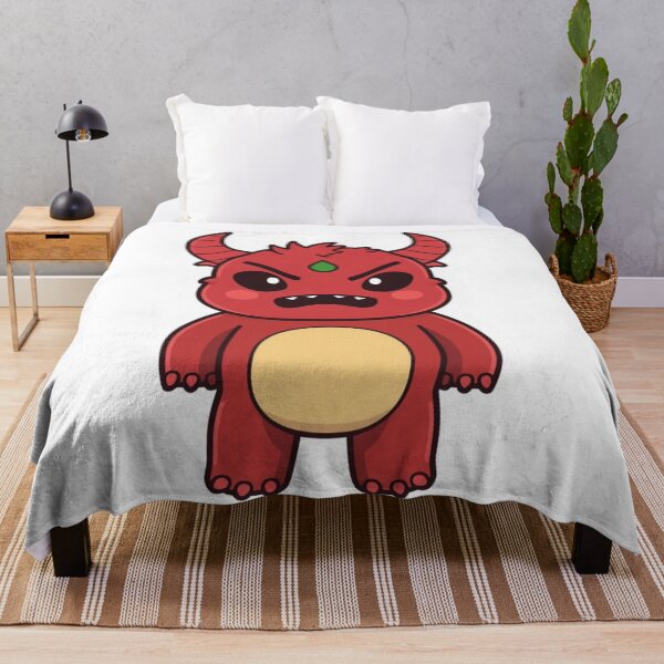 Item preview, Cute Red Demon Hellmo Chibi Monster designed and sold by ExploreAura Studio.