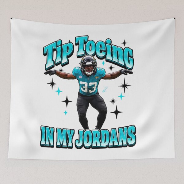 Item preview, Bhayshul Tuten Tip Toeing In My JD , Jacksonville Football designed and sold by nicholcoffeyArt.