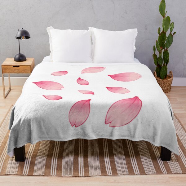 Item preview, Falling Cherry Blossom Petals Watercolor Art designed and sold by Rehnair.