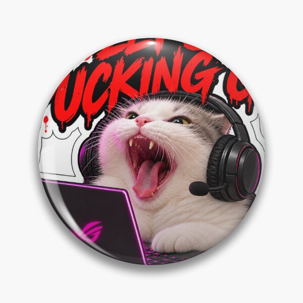 Item preview, Gaming Cat Lets Go Reaction designed and sold by DeutscheIronMan.