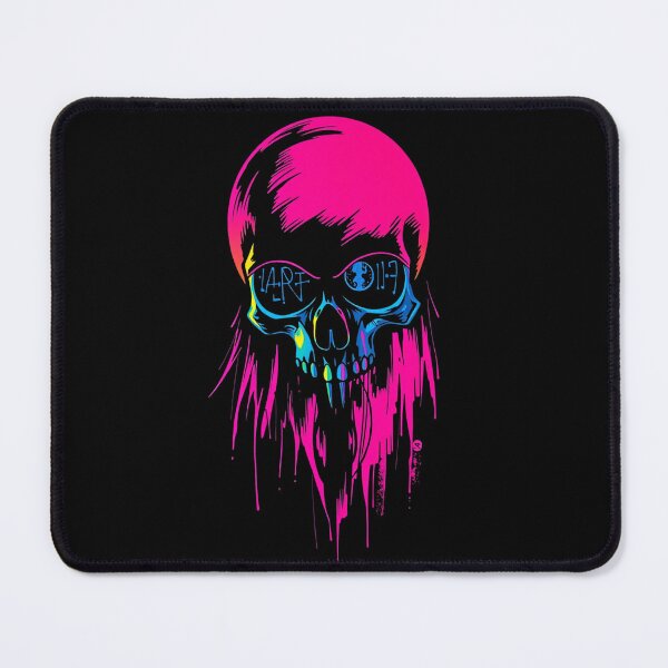 Item preview, Neon Cyberpunk Skull designed and sold by ERODED SELF.