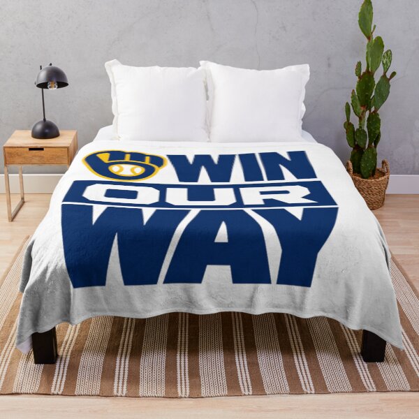 Item preview, Milwaukee Brewers Win Our Way Baseball designed and sold by nicholcoffeyArt.