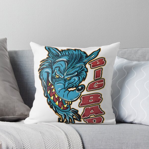 Item preview, Fierce Big Bad Wolf Head Illustration with Intense Expression designed and sold by FelyDesign.