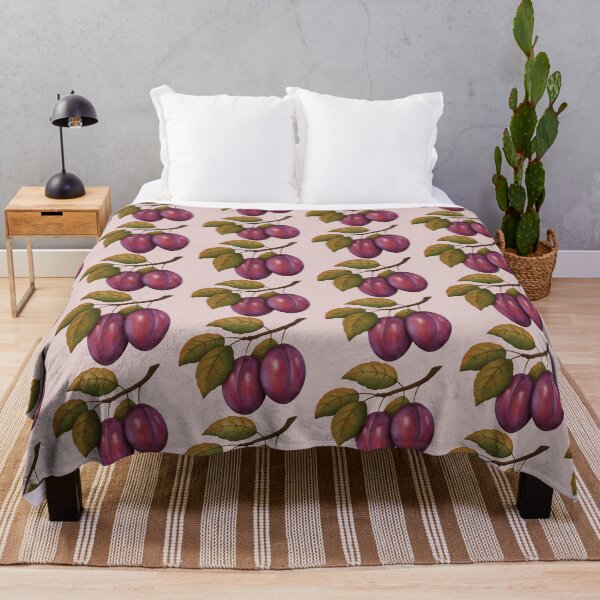 Item preview, Vintage Purple Plums on a Branch designed and sold by Valentinian.