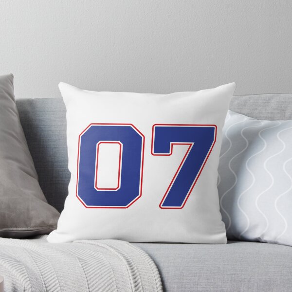 Item preview, 07 | Jersey Number 07 | Shirt Number 07 (Blue / Red) designed and sold by STUDIO-72.