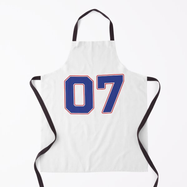 Item preview, 07 | Jersey Number 07 | Shirt Number 07 (Blue / Red) designed and sold by STUDIO-72.