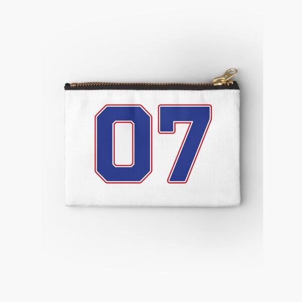 Item preview, 07 | Jersey Number 07 | Shirt Number 07 (Blue / Red) designed and sold by STUDIO-72.