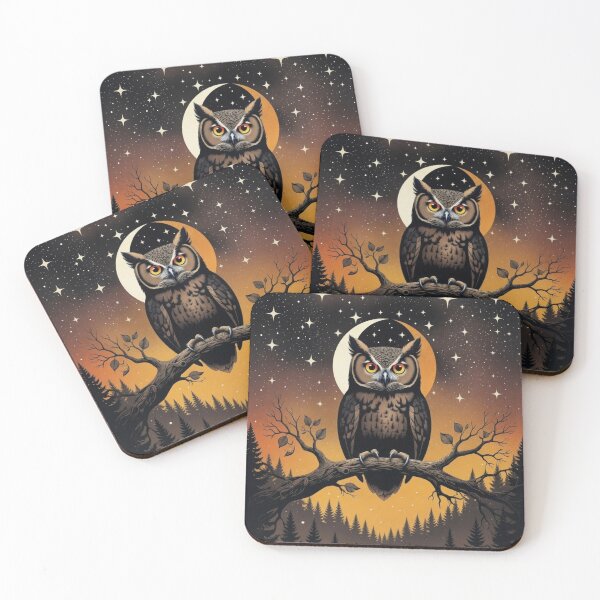 Item preview, Celestial Forest Owl designed and sold by Tonya's Way.
