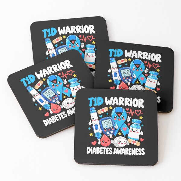 Item preview, Diabetes Awareness Funny Type 1 Diabetic Warrior designed and sold by Designart68.