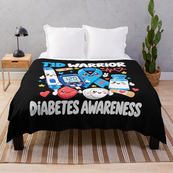 Item preview, Diabetes Awareness Funny Type 1 Diabetic Warrior designed and sold by Designart68.