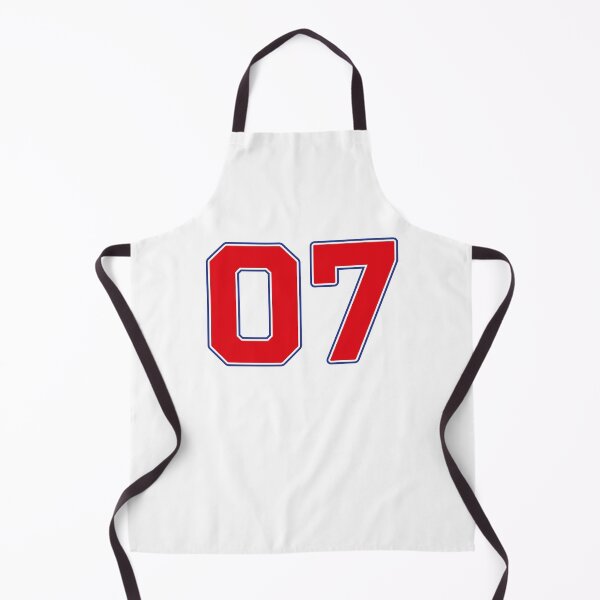 Item preview, 07 | Jersey Number 07 | Shirt Number 07 (Red / Blue) designed and sold by STUDIO-72.