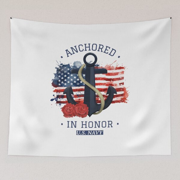 Item preview, Anchored In Honor U.S. Navy designed and sold by piercedgirl13.