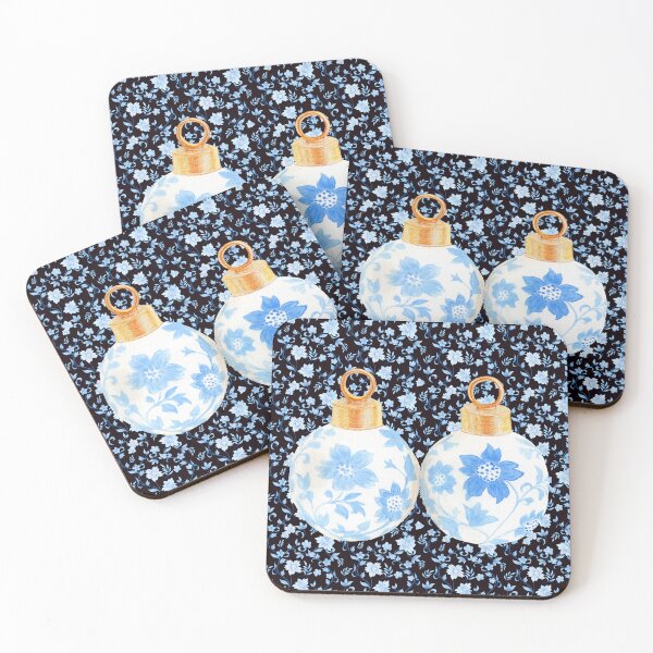 Item preview, Porcelain Baubles - Chinoiserie Imperial Ink designed and sold by Piret Victoria Studio.
