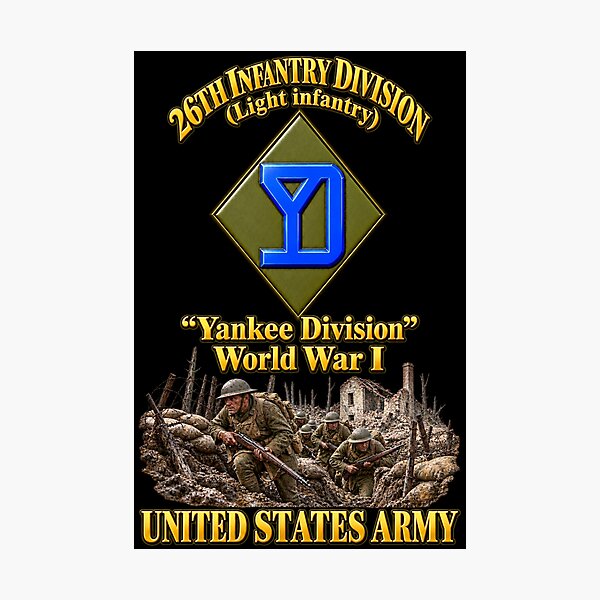 Item preview, Army - 26th Infantry Division - Light Infantry - Yankee Division - United States Army - World War I - 3D - Enhanced designed and sold by Military Insignia Products.