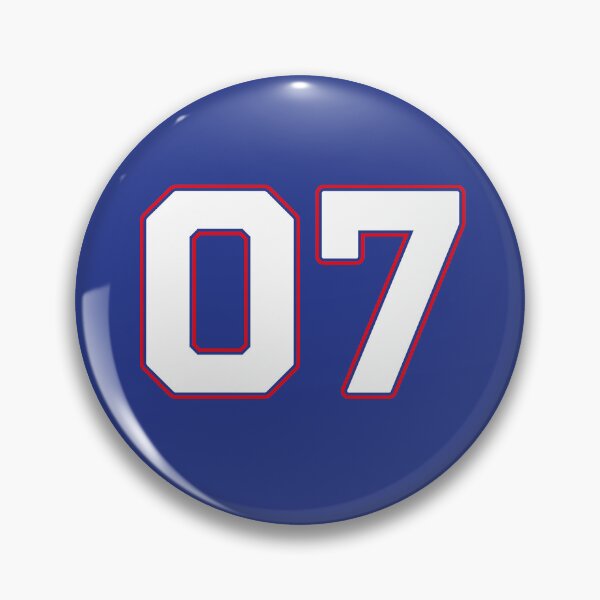 Item preview, 07 | Jersey Number 07 | Shirt Number 07 (White / Red) designed and sold by STUDIO-72.