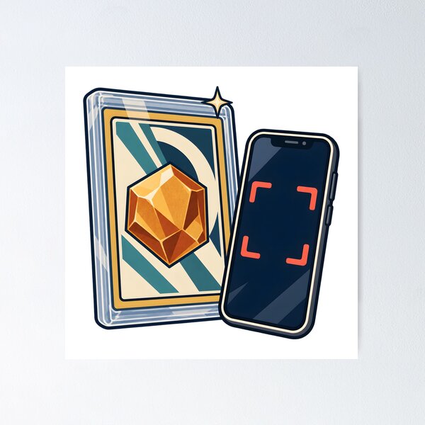 Item preview, Trading Card Collector Scan Station designed and sold by Philippa Shop.