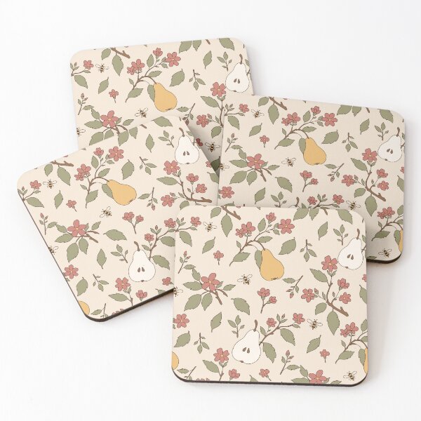 Item preview, Pear Blossom & Bees designed and sold by Foximsy.