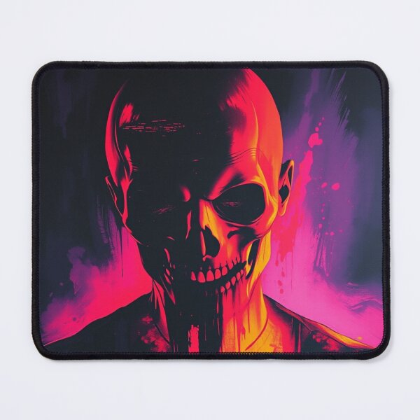 Item preview, Neon Chiaroscuro Horror Skull designed and sold by ERODED SELF.