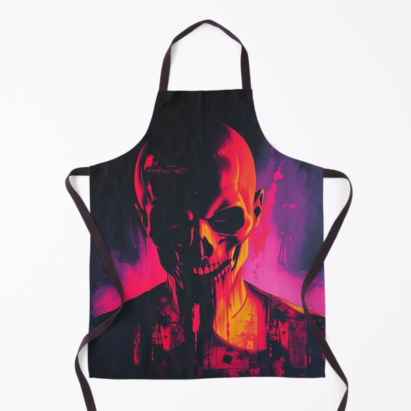 Item preview, Neon Chiaroscuro Horror Skull designed and sold by ERODED SELF.