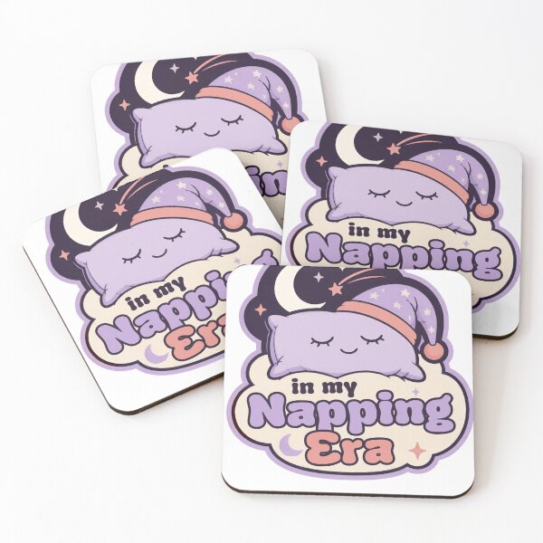 Item preview, In My Napping Era - Cute Sleeping Pillow & Retro Night Aesthetic designed and sold by Pixel-Pulse-.
