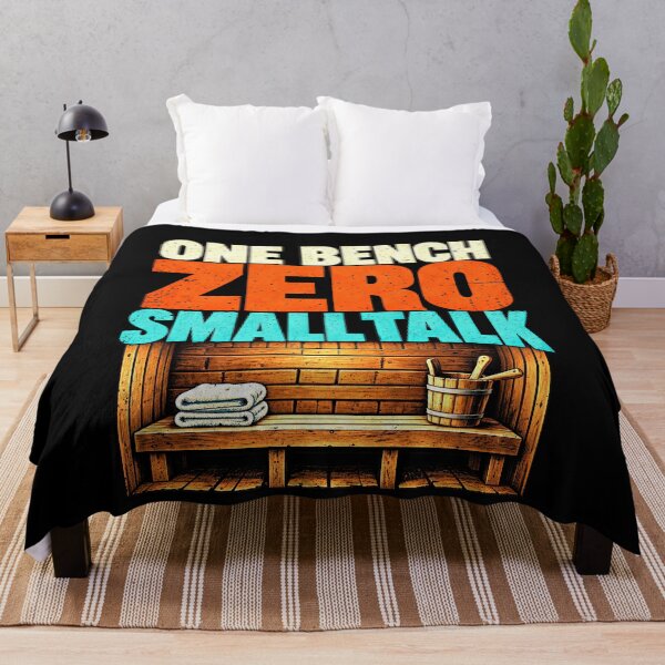 Item preview, One & Bench Smalltalk With Sauna Cold And No Plunge designed and sold by elderberry.