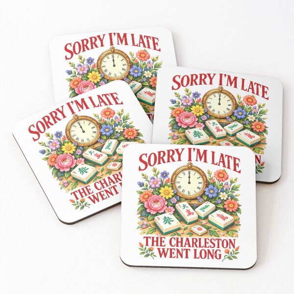 Item preview, Charleston Went Long Mahjong Midnight Humor designed and sold by elderberry.