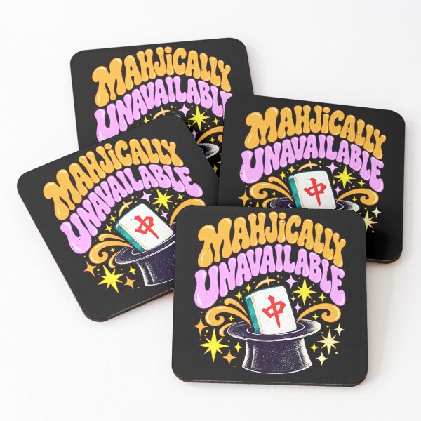 Item preview, Mahjong Tile Magically Unavailable designed and sold by elderberry.