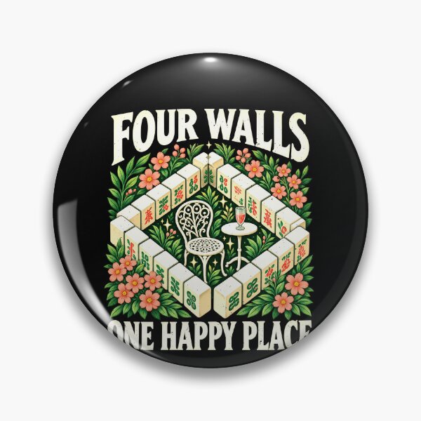 Item preview, A Mahjong Garden Retreat Behind Four Cozy Walls designed and sold by elderberry.