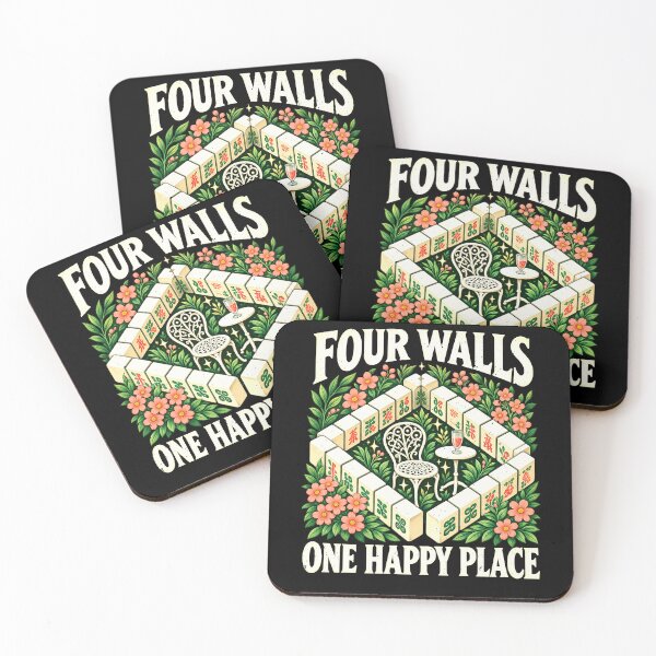 Item preview, A Mahjong Garden Retreat Behind Four Cozy Walls designed and sold by elderberry.