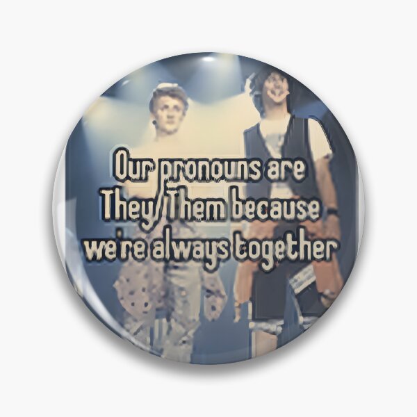 Item preview, Bill and Ted Inspired Pronouns They Them Quote Design Celebrating Friendship and Unity designed and sold by shopingachraf.