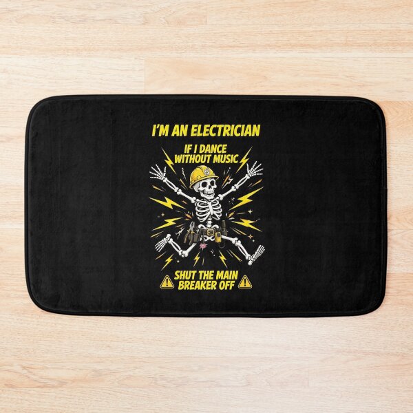 Item preview, Funny Electrician Electrical Worker Safety Joke  Vintage Sarcastic Humor designed and sold by Cree8if.