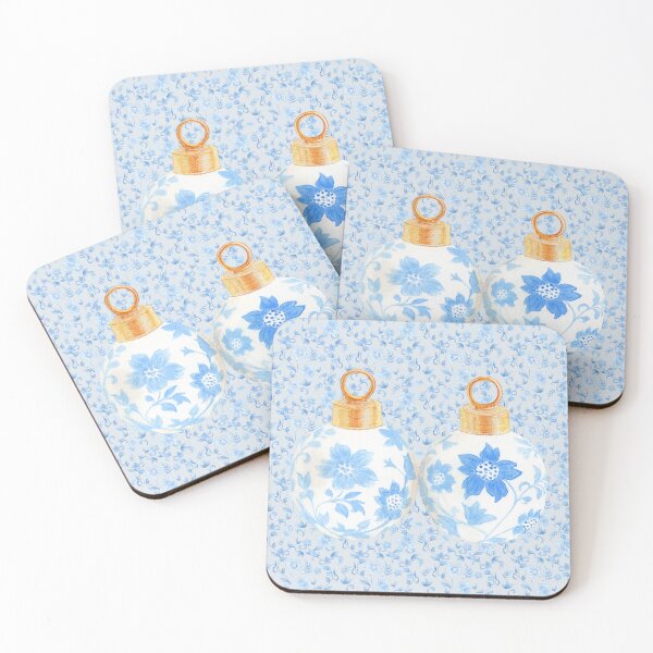 Item preview, Porcelain Baubles - Chinoiserie Soft Blue designed and sold by Piret Victoria Studio.