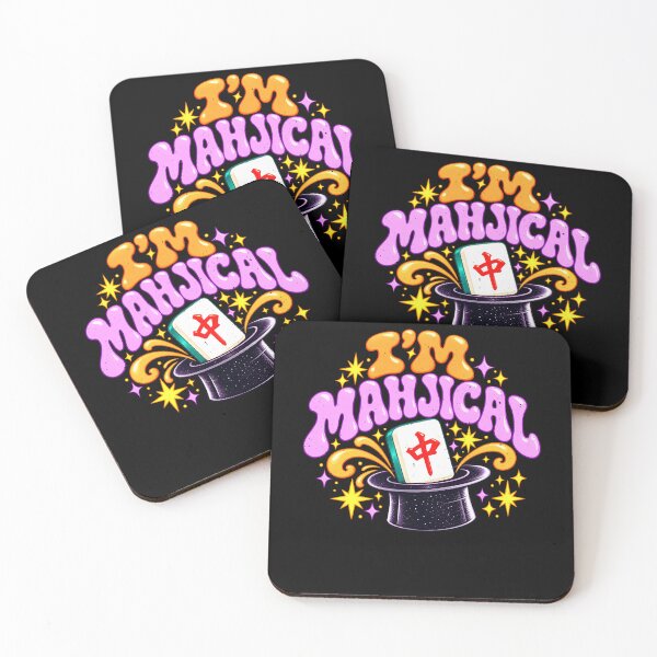 Item preview, I'm Mahjical With an Mahjong Magic Pun designed and sold by elderberry.