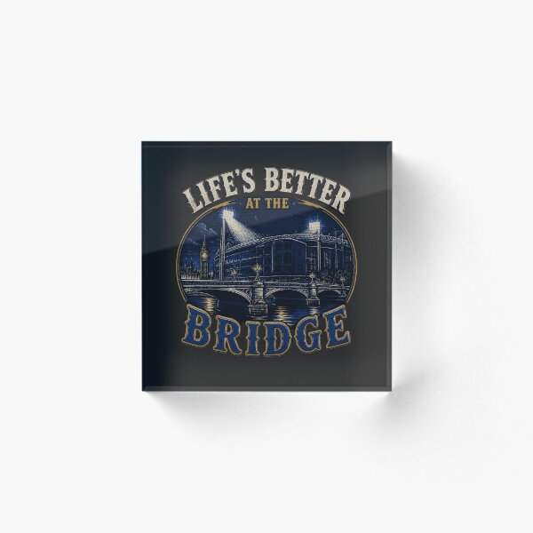 Item preview, Life's Better At The Bridge - Vintage Stadium designed and sold by Rebel Rewind.