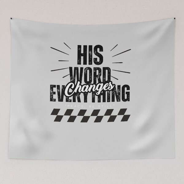 Item preview, His Voice Changes Everything - Crucifixion Salvation Resurrection Christmas Inspring Quotes   - Graduation Gifts for girlfriend designed and sold by Doiemacreations.