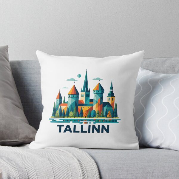 Item preview, Tallinn Estonia Medieval Old Town Travel Art designed and sold by OzzFrequency.