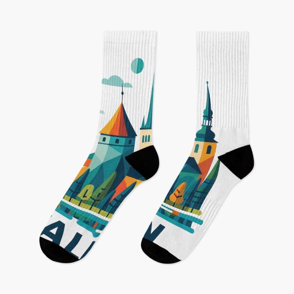 Item preview, Tallinn Estonia Medieval Old Town Travel Art designed and sold by OzzFrequency.