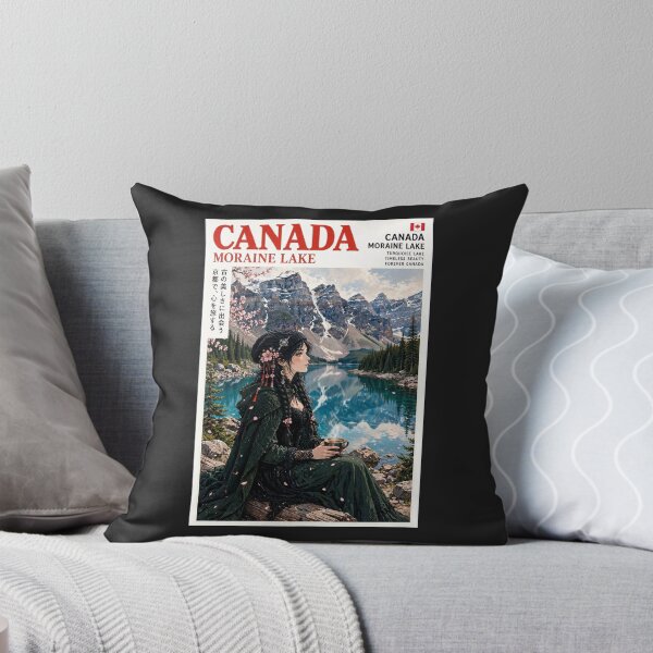 Item preview, Canada — Moraine Lake — Gothic Dreams in the Turquoise Wilderness designed and sold by DibujandoPorfa.