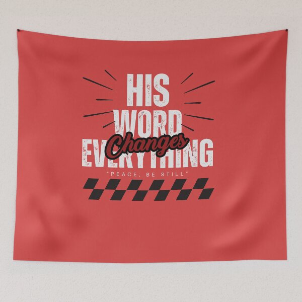 Item preview, His Voice Changes Everything - Catholic Christ Son Of God Inspirtional Quotes   - Graduation Gifts for boyfriend designed and sold by Doiemacreations.