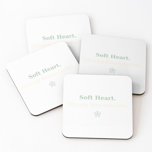 Item preview, Soft Heart Strong Boundaries — Mental Health Sticker & Self Care Gift designed and sold by CVPRBestPaper.