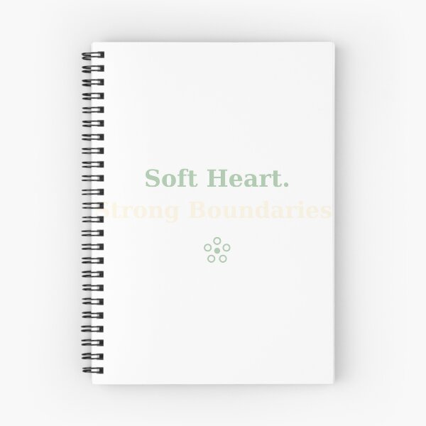 Item preview, Soft Heart Strong Boundaries — Mental Health Sticker & Self Care Gift designed and sold by CVPRBestPaper.
