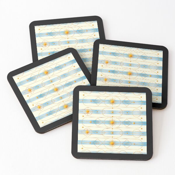 Item preview, Coastal Geometry: Azure & D´Or Collection #10 designed and sold by Helios Be. Lavsh.