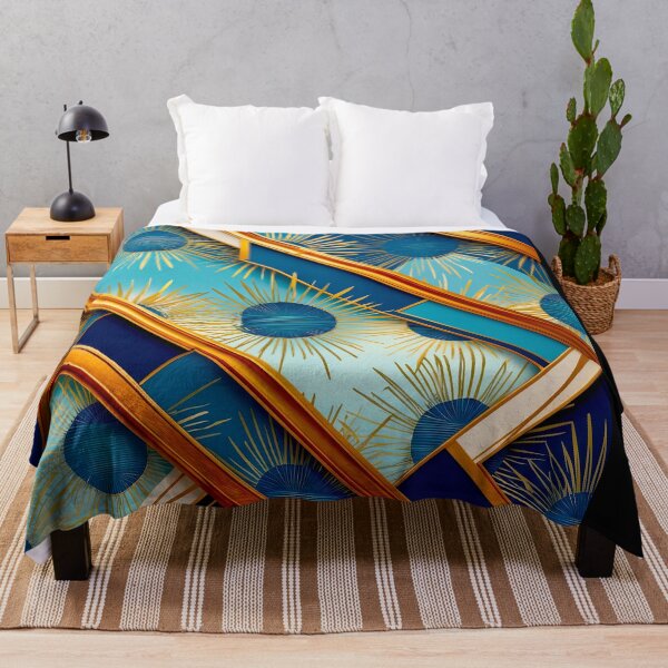 Item preview, Coastal Geometry: Azure & D´Or Collection #11 designed and sold by Helios Be. Lavsh.